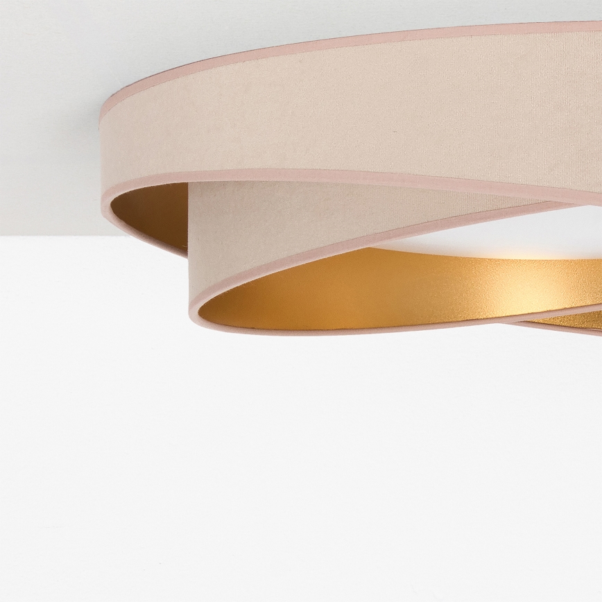 BRILAGI - Plafoniera LED VELVET TWIST LED/24W/230V 4000K Ø 55 cm beige/oro