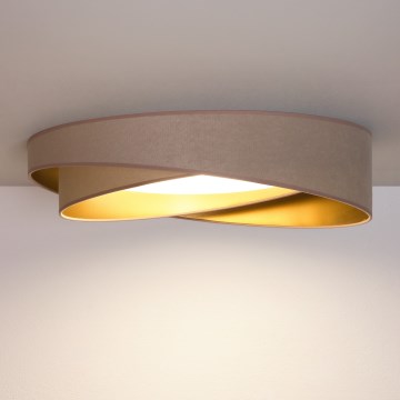 BRILAGI - Plafoniera LED VELVET TWIST LED/24W/230V 4000K Ø 55 cm beige/oro