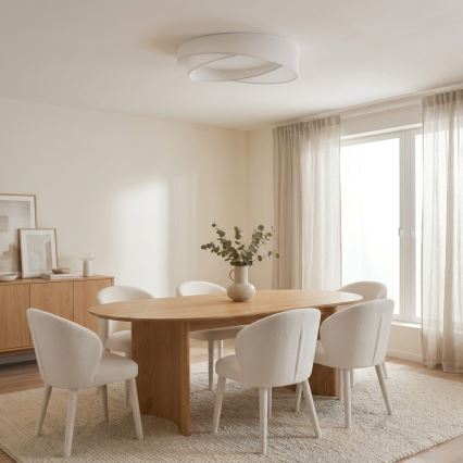 BRILAGI - Plafoniera LED VELVET TWIST LED/24W/230V 4000K Ø 55 cm bianca