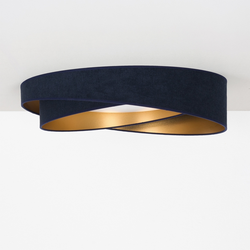 BRILAGI - Plafoniera LED VELVET TWIST LED/24W/230V 4000K Ø 55 cm blu/oro
