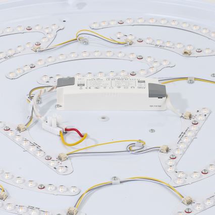 Brilagi - plafoniera LED WOODROUND LED/40W/230V 3000/4000/6000K Ø 60 cm in legno CRI 90