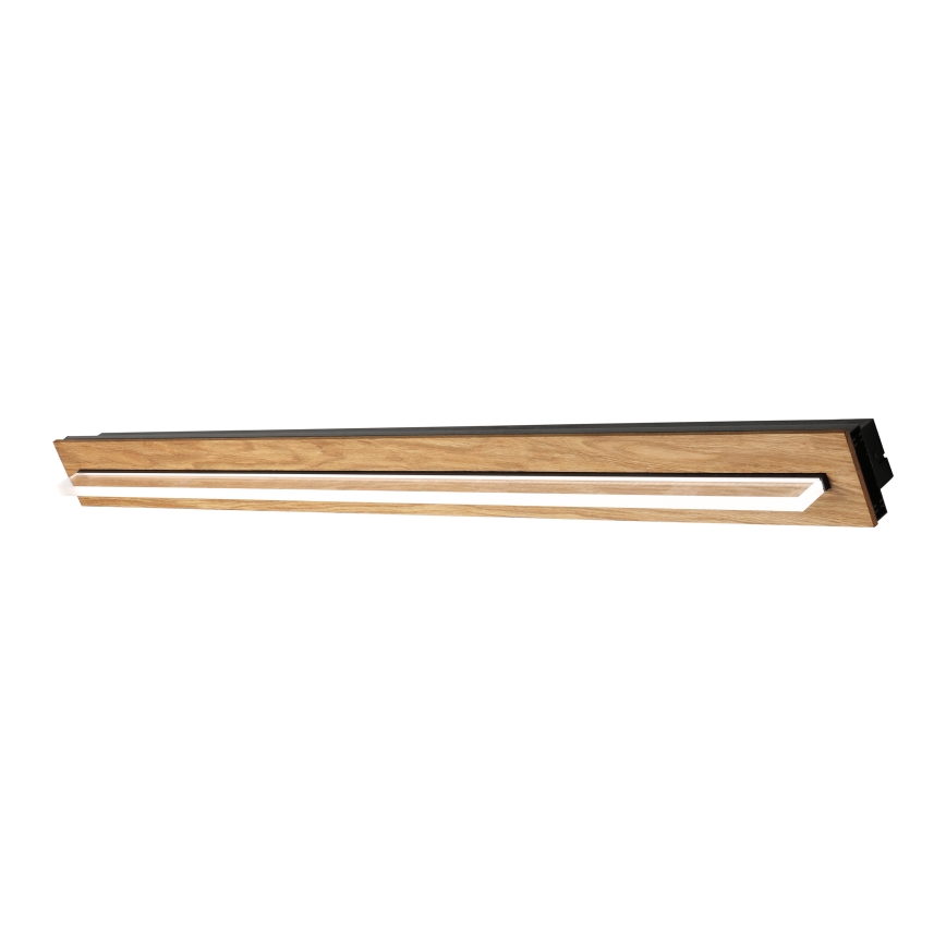 Brilagi - Plafoniera LED WOODY FLAT LED/25W/230V 118 cm rovere/nero