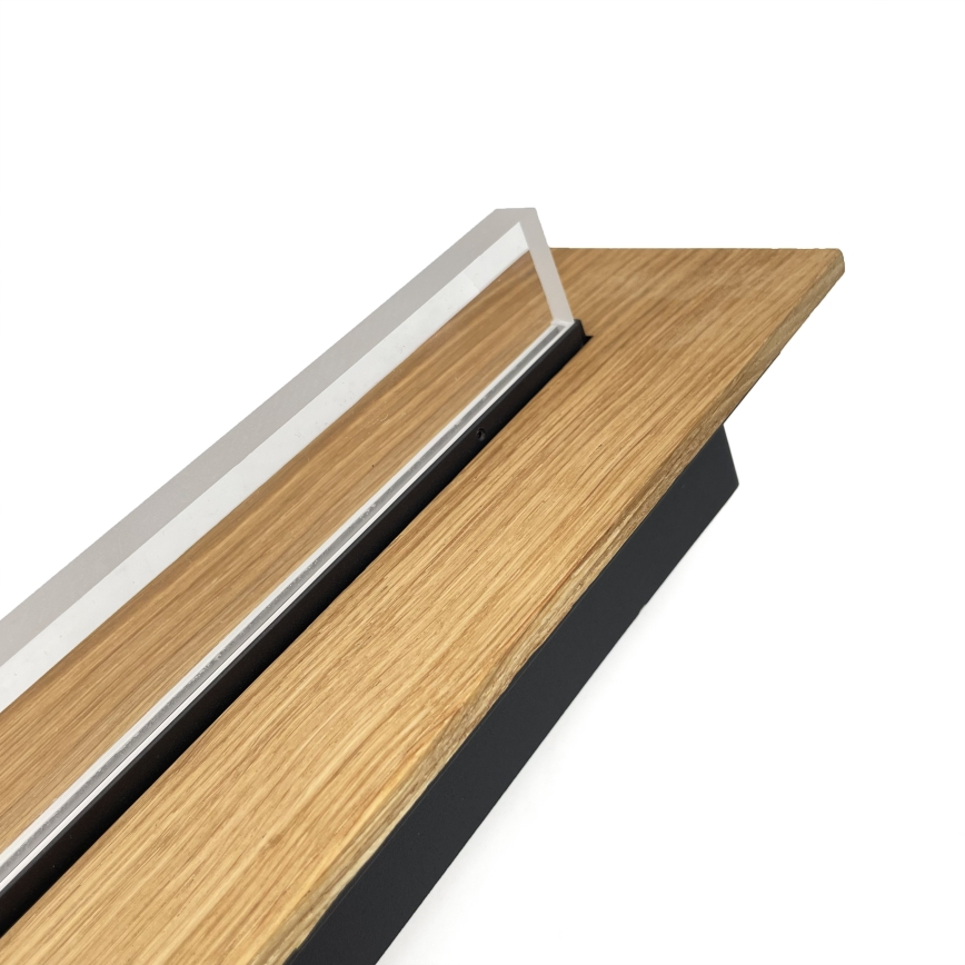 Brilagi - Plafoniera LED WOODY FLAT LED/25W/230V 118 cm rovere/nero