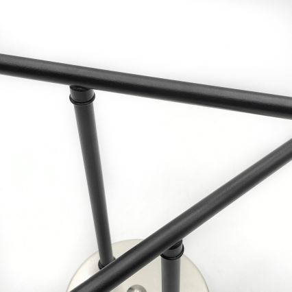 Brilagi - Plafoniera MALIVA 4xE14/15W/230V cromo opaco/fumé