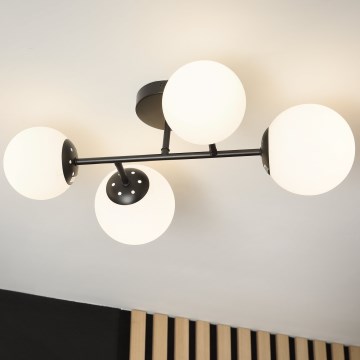 Brilagi - Plafoniera MALONY 4xE14/20W/230V nera