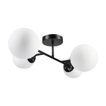Brilagi - Plafoniera MALONY 4xE14/20W/230V nera
