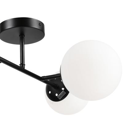 Brilagi - Plafoniera MALONY 4xE14/20W/230V nera