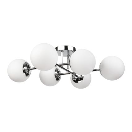Brilagi - Plafoniera MALONY 6xE14/20W/230V cromo lucido