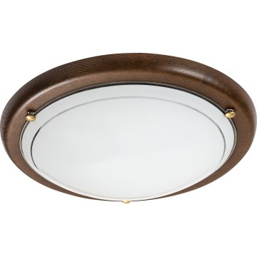 Brilagi - Plafoniera ORBIS 1xE27/60W/230V Ø 30 cm finitura pino