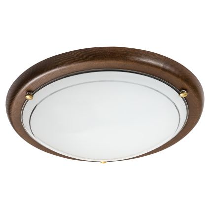 Brilagi - Plafoniera ORBIS 1xE27/60W/230V Ø 30 cm finitura pino