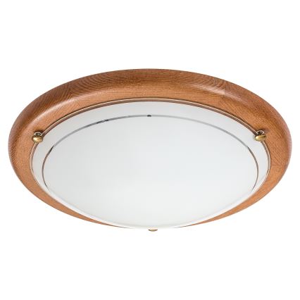 Brilagi - Plafoniera ORBIS 1xE27/60W/230V Ø 30 cm, pino