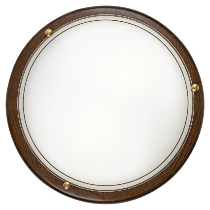 Brilagi - Plafoniera ORBIS 2xE27/60W/230V Ø 38 cm pino