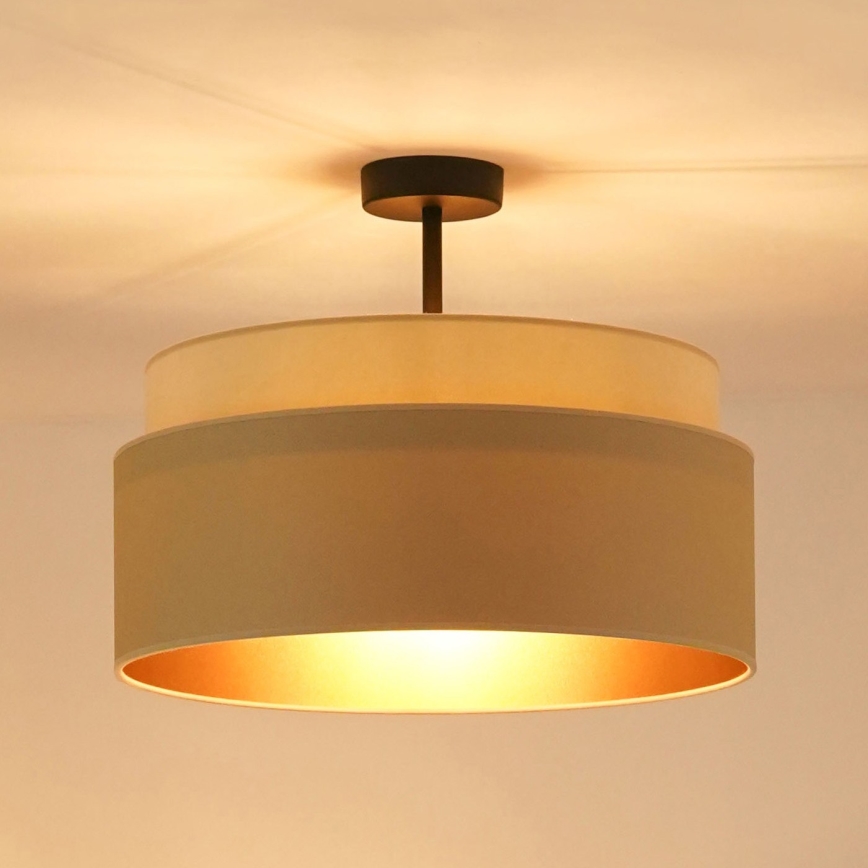 Brilagi - Plafoniera OREGON VEGE 1xE27/15W/230V diam. 45 cm beige