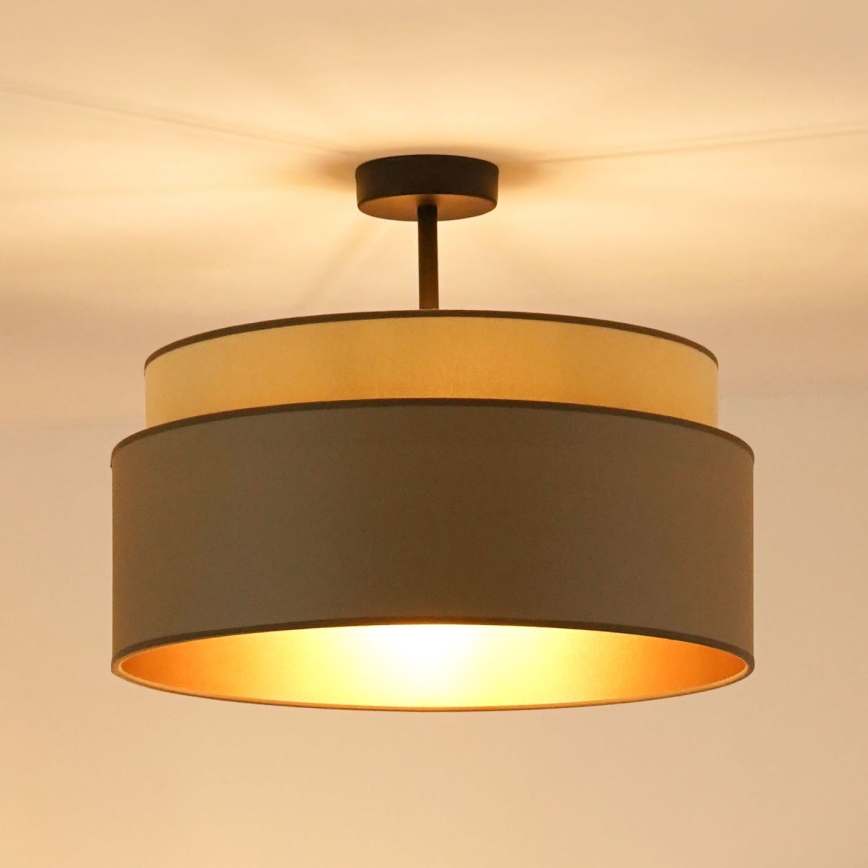 Brilagi - Plafoniera OREGON VEGE 1xE27/15W/230V diam. 45 cm grigio
