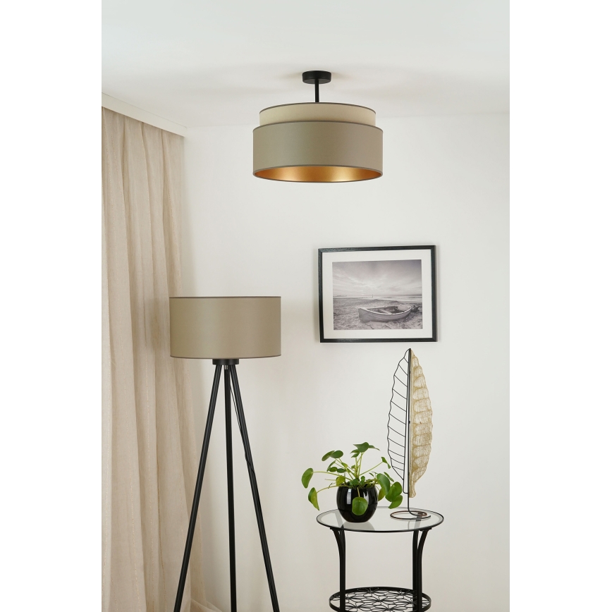 Brilagi - Plafoniera OREGON VEGE 1xE27/15W/230V diam. 45 cm grigio