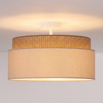 Brilagi - Plafoniera PADOVA 1xE27/60W/230V Ø 40 cm beige