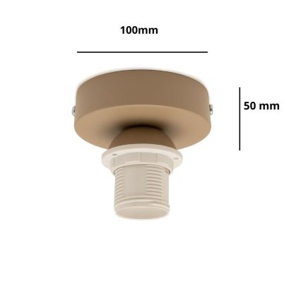 Brilagi - Plafoniera PARTY 1xE27/60W/230V Ø 10 cm beige