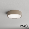 Brilagi - Plafoniera per bagno con sensore CLARE 2xE27/24W/230V Ø 30 cm IP54 beige