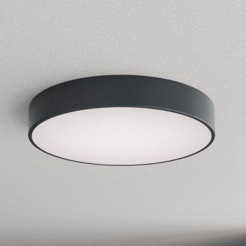 Brilagi - Plafoniera per bagno con sensore di movimento e crepuscolare CLARE 4xE27/24W/230V Ø 50 cm antracite IP54