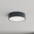 Brilagi - Plafoniera per bagno con sensore di movimento e sensore crepuscolare CLARE 2xE27/24W/230V Ø 30 cm antracite IP54