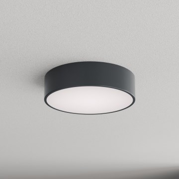 Brilagi - Plafoniera per bagno con sensore di movimento e sensore crepuscolare CLARE 2xE27/24W/230V Ø 30 cm antracite IP54