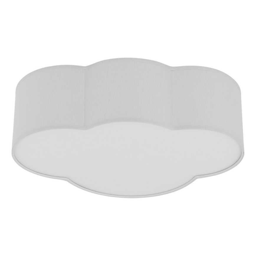 Brilagi - Plafoniera per bambini NIMBUS MINI 2xE27/15W/230V 31x43 cm grigio