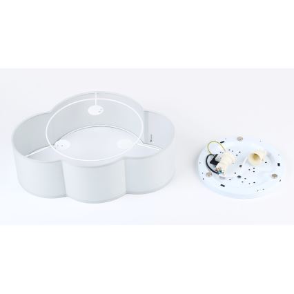 Brilagi - Plafoniera per bambini NIMBUS MINI 2xE27/15W/230V 31x43 cm grigio