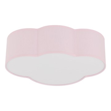 Brilagi - Plafoniera per bambini NIMBUS MINI 2xE27/15W/230V 31x43 cm rosa