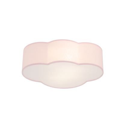 Brilagi - Plafoniera per bambini NIMBUS MINI 2xE27/15W/230V 31x43 cm rosa