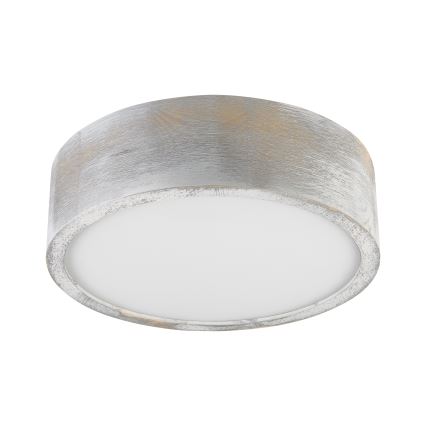 Brilagi - Plafoniera PINO 1xE27/15W/230V pino/argento diam. 27,5 cm