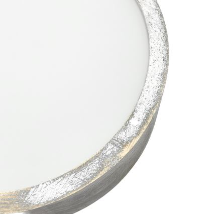 Brilagi - Plafoniera PINO 1xE27/15W/230V pino/argento diam. 27,5 cm