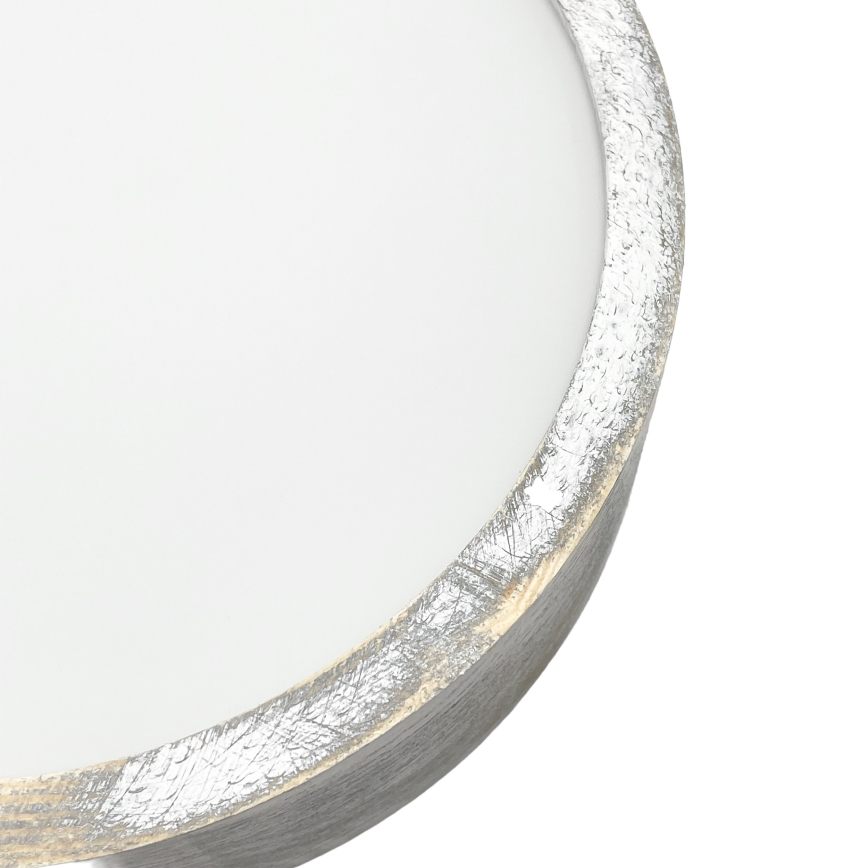 Brilagi - Plafoniera PINO 1xE27/15W/230V pino/argento diam. 27,5 cm