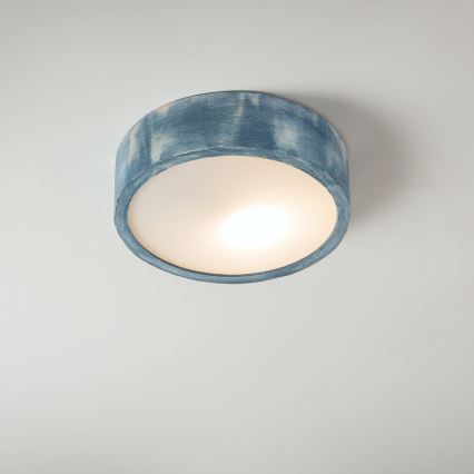 Brilagi - Plafoniera PINO 1xE27/15W/230V pino/blu Ø 27,5 cm