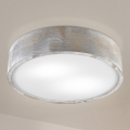 Brilagi - Plafoniera PINO 2xE27/15W/230V pino/argento Ø 37,5 cm