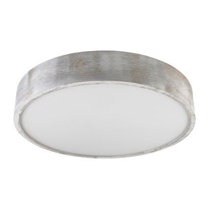 Brilagi - Plafoniera PINO 3xE27/15W/230V in pino/argento diam. 47,5 cm