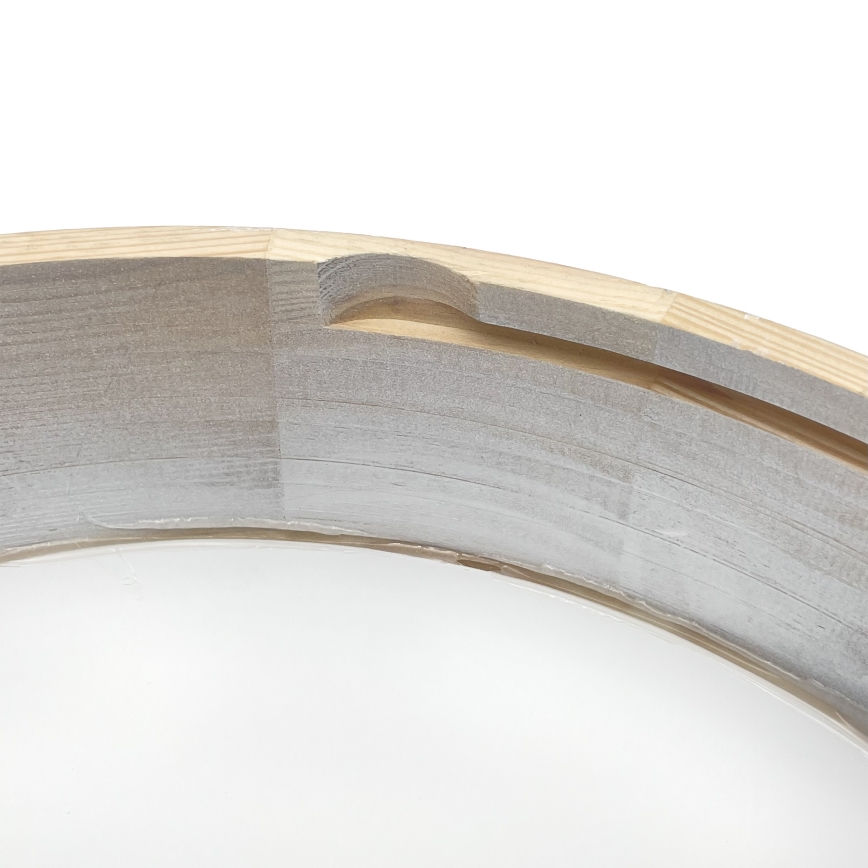 Brilagi - Plafoniera PINO 3xE27/15W/230V in pino/argento diam. 47,5 cm