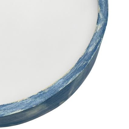 Brilagi - Plafoniera PINO 3xE27/15W/230V in pino/blu Ø 47,5 cm