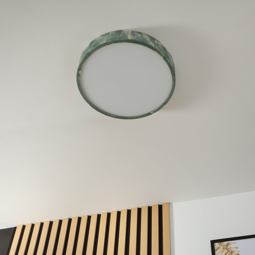 Brilagi - Plafoniera PINO 3xE27/15W/230V pino/verde Ø 47,5 cm