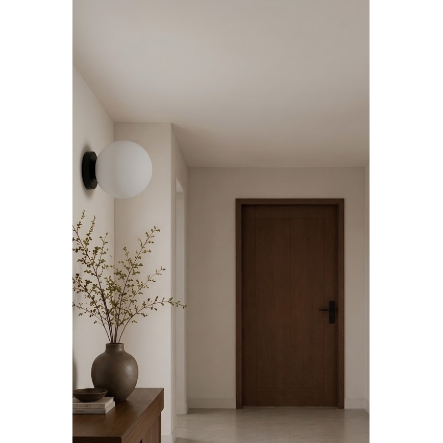 BRILAGI - Plafoniera POLOS 1xE27/40W/230V Ø 30 cm nero
