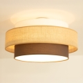 Brilagi - Plafoniera RESNA 1xE27/60W/230V Ø 40 cm beige/nero