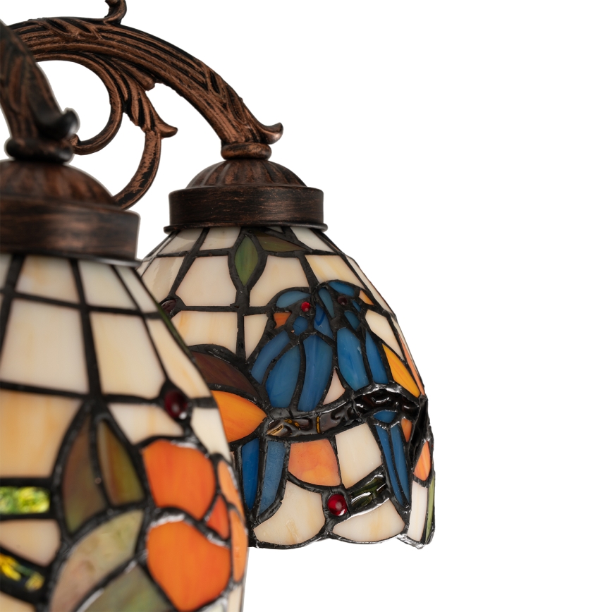 Brilagi - plafoniera Tiffany a vetri colorati JUNGLE 6xE27/60W/230V Ø 60 cm