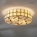 Brilagi - Plafoniera Tiffany in vetro colorato FOLIA 3xE27/60W/230V Ø 40 cm