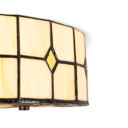 Brilagi - Plafoniera Tiffany in vetro colorato FOLIA 3xE27/60W/230V Ø 40 cm