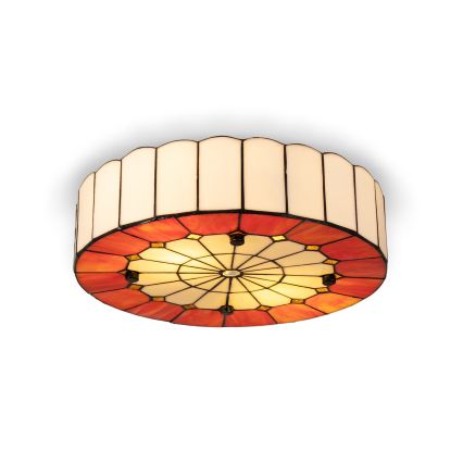 Brilagi - plafoniera Tiffany in vetro colorato SIENNA 3xE27/60W/230V Ø 40 cm