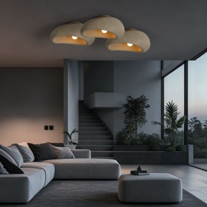 BRILAGI - Plafoniera WABI SABI 1xE27/60W/230V Ø 50 cm beige