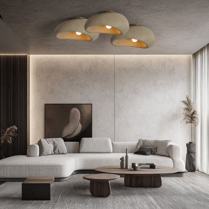 BRILAGI - Plafoniera WABI SABI 1xE27/60W/230V Ø 50 cm beige