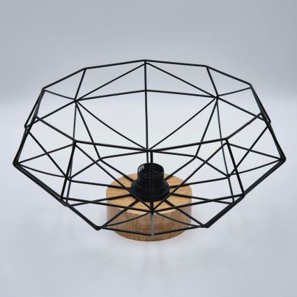 Brilagi - Plafoniera WOODY BASKET 1xE27/60W/230V quercia
