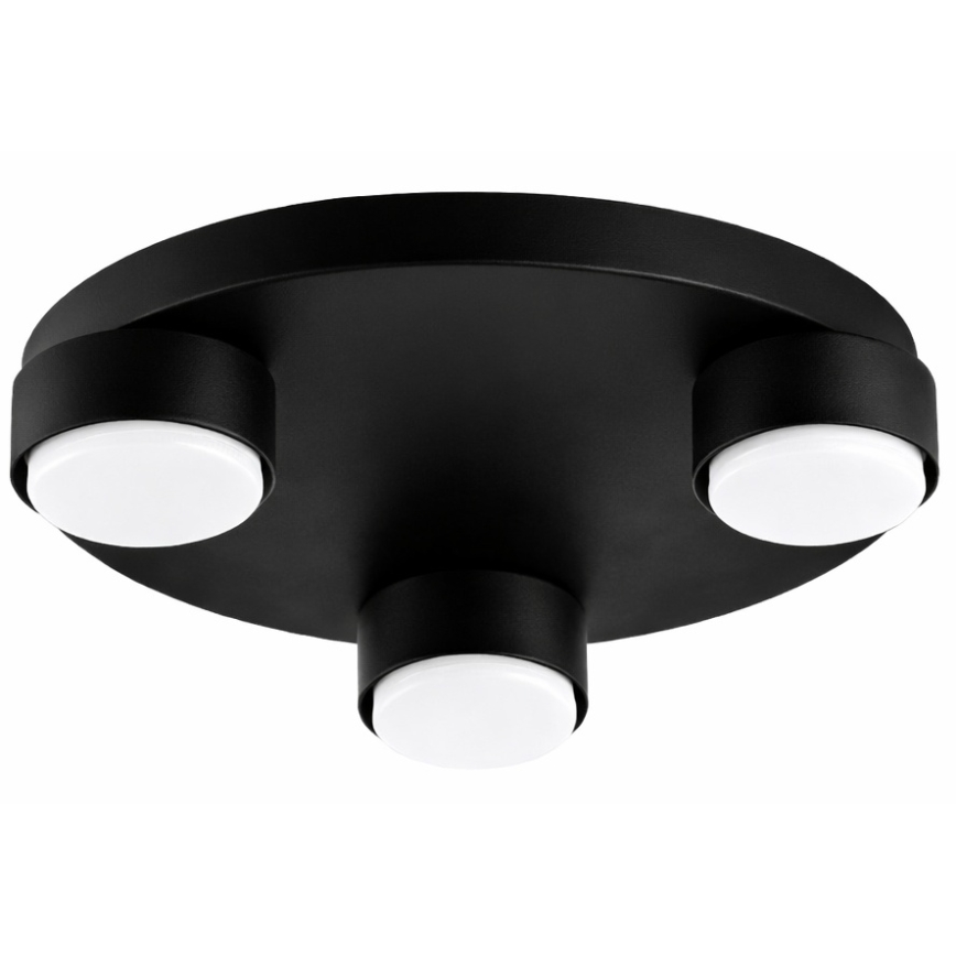 Brilagi - Plafonnier 3xGX53/12W/230V Ø 30 cm noir
