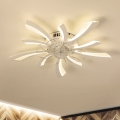 Brilagi - Plafonnier à intensité variable avec ventilateur LED/50W/230V 3000-6500K blanc + Télécommande