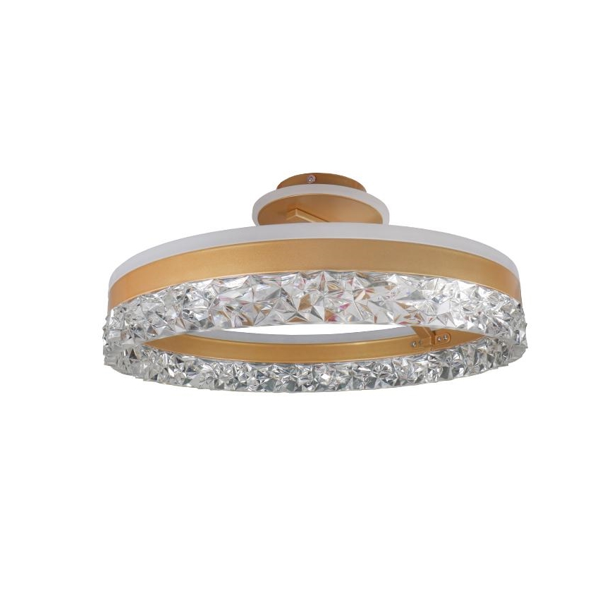 Brilagi - Plafonnier à intensité variable LED/86W/230V 3000-6500K doré + télécommande